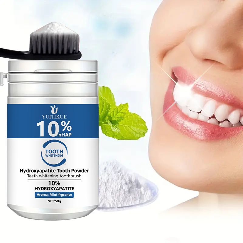 Teeth Whitening Session - YUTIKUE 10% nHAP Tooth Powder 50g