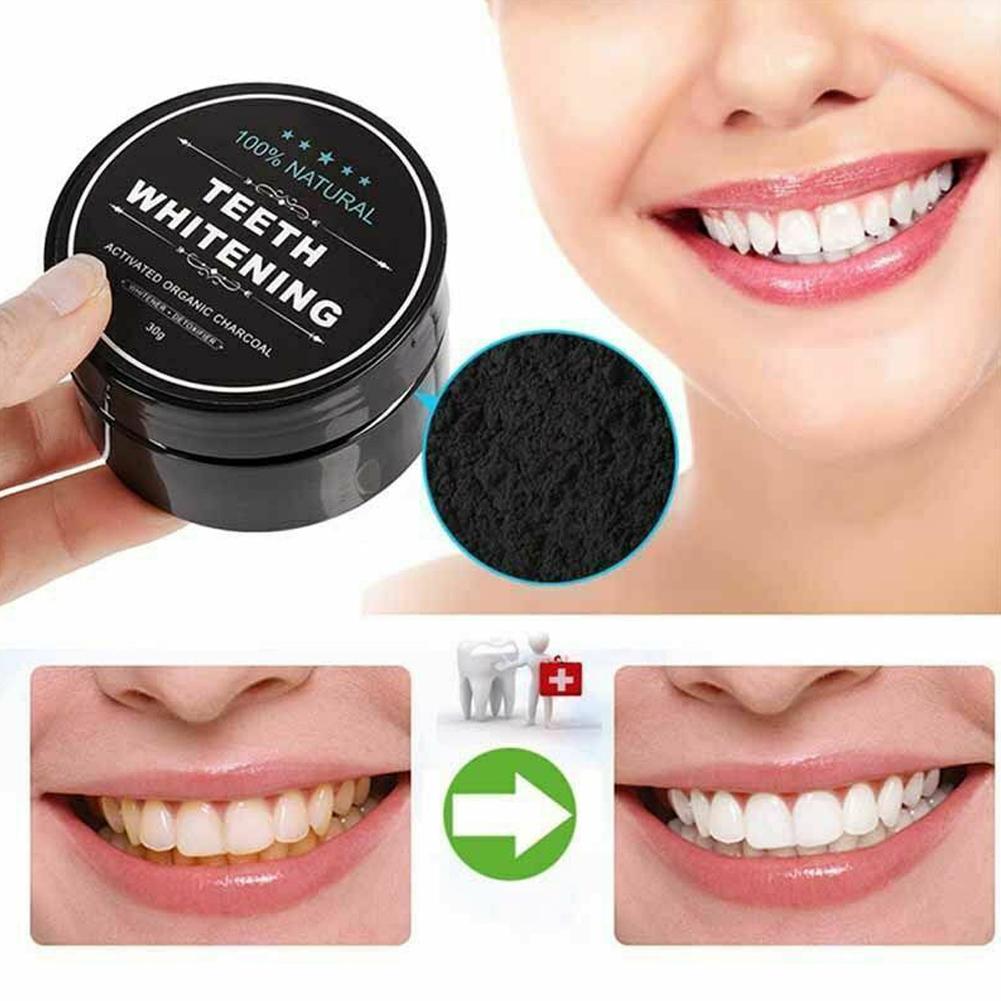 Teeth Whitening Charcoal - Activated Organic Charcoal Powder Polish Teeth