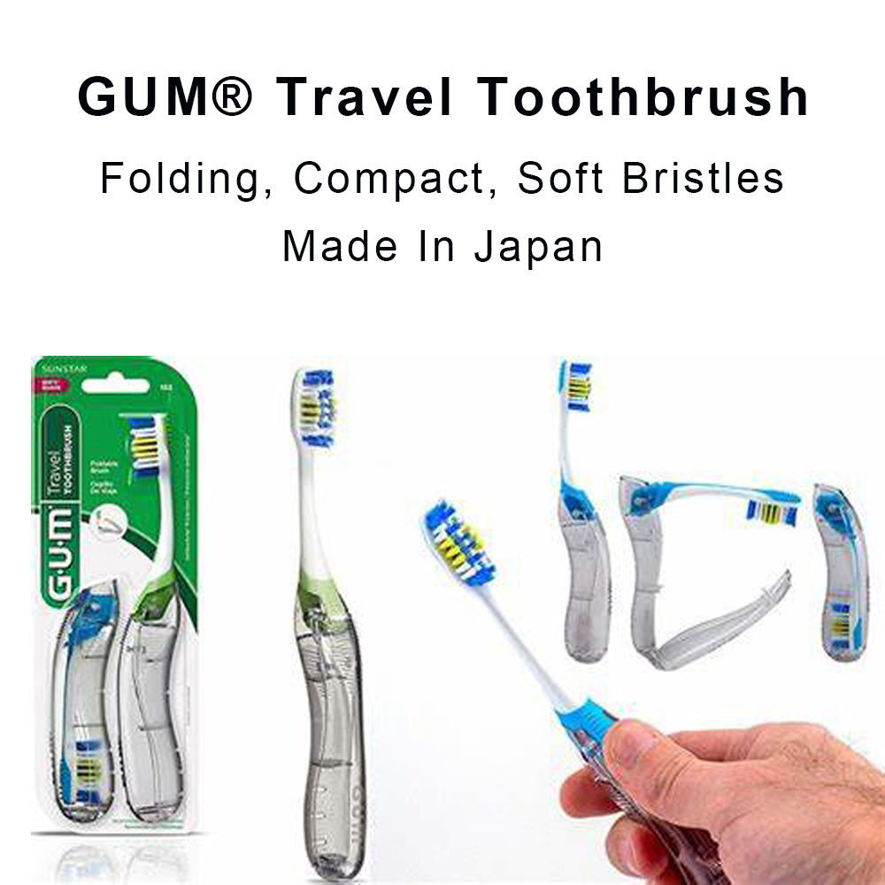 Teeth Whitening In Japan - Gum Travel Toothbrush Folable Brush Oral