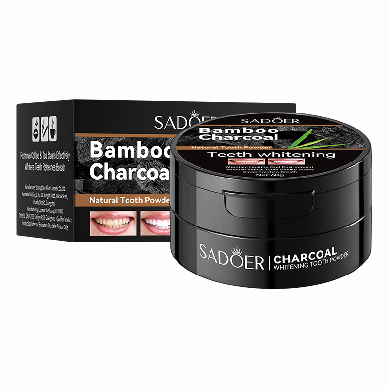 60g Tooth Whitening Powder Act - Teeth Whitening Charcoal recension och pris
