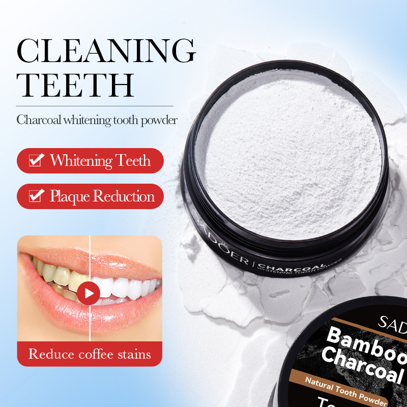 60g Tooth Whitening Powder Act - Teeth Whitening Charcoal recension och pris