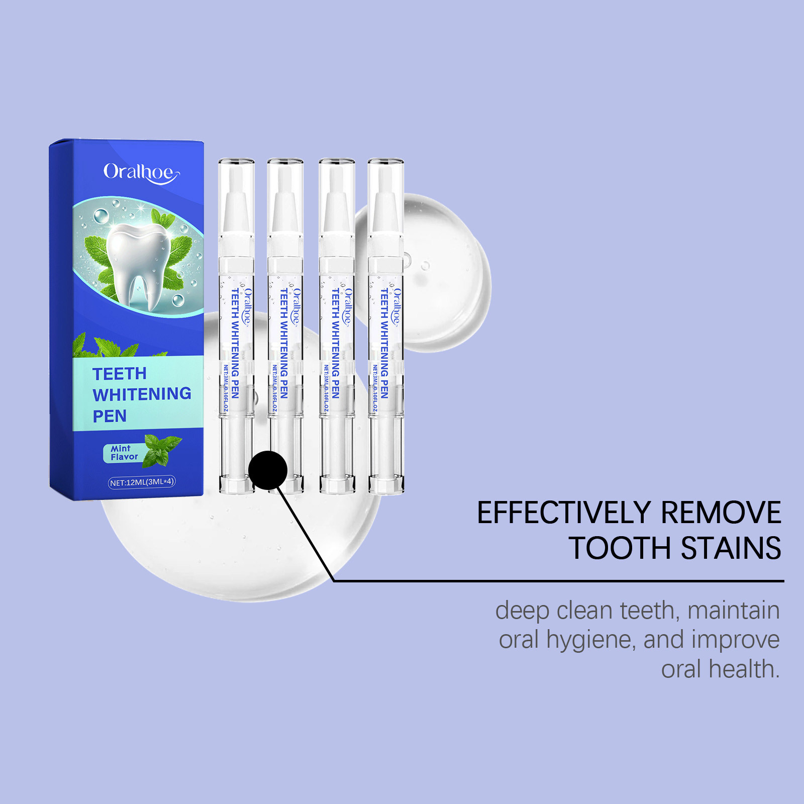 ORALHOE Portable Teeth Whiteni - Whitening Pen Bleach recension och pris