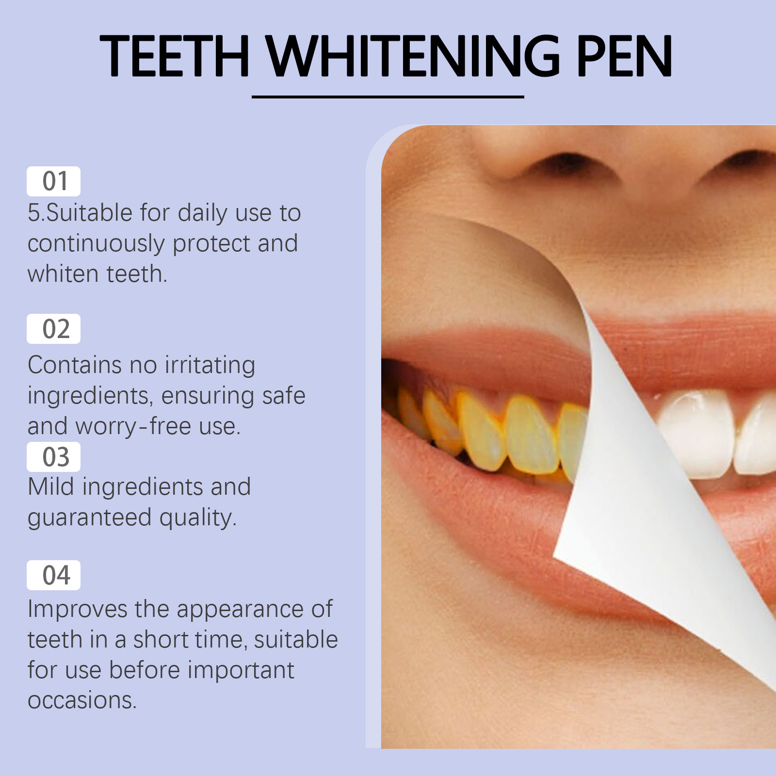 ORALHOE Portable Teeth Whiteni - Whitening Pen Bleach recension och pris