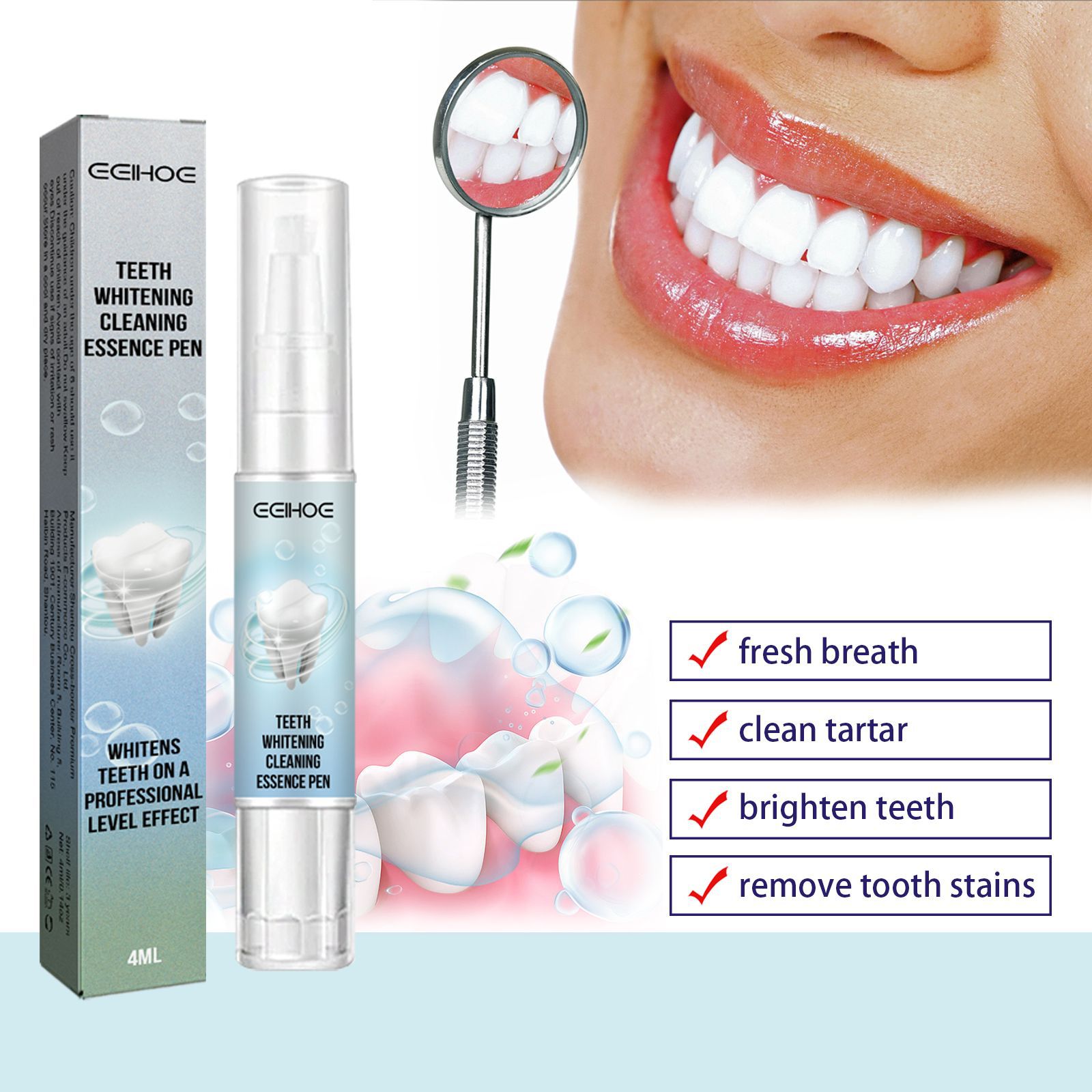 EELHOE Teeth Whitening Pen Den - Whitening Pen Bleach recension och pris