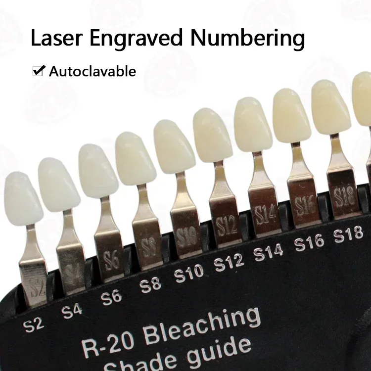 Professional Teeths Whitenings - Teeth Whitening Shade Guide recension och pris