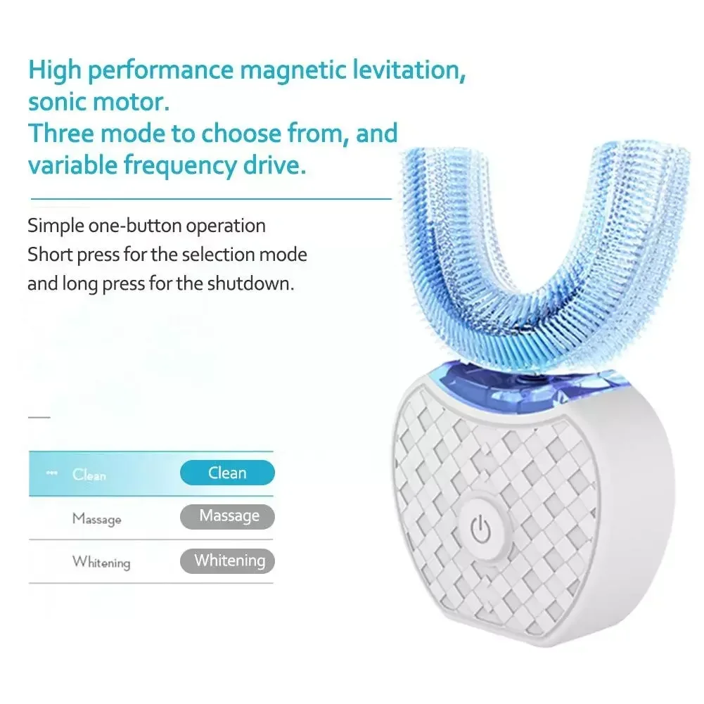 Ultrasonic Electric Toothbrush - Teeth Whitening With Blue Light recension och pris