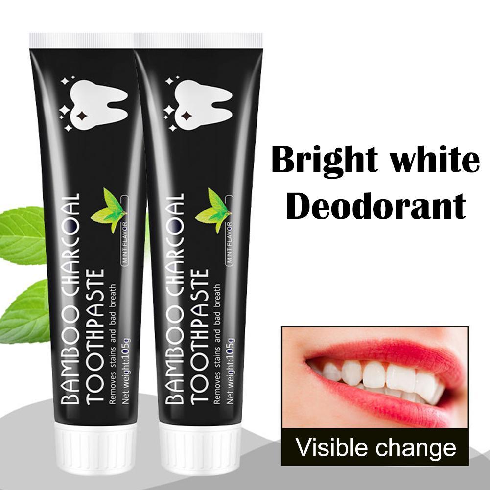 Bamboo Charcoal Toothpaste,Tee - Teeth Whitening Charcoal recension och pris