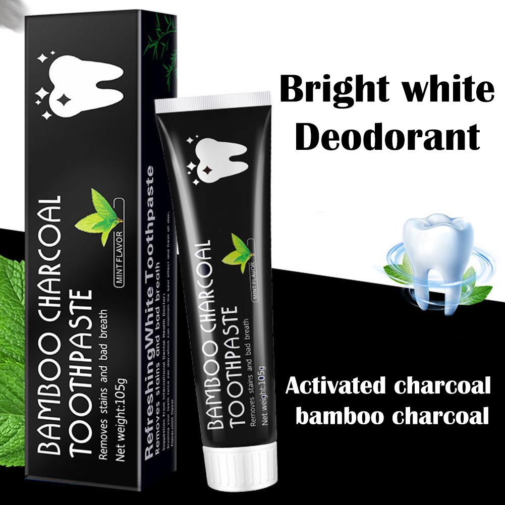Bamboo Charcoal Toothpaste,Tee - Teeth Whitening Charcoal recension och pris