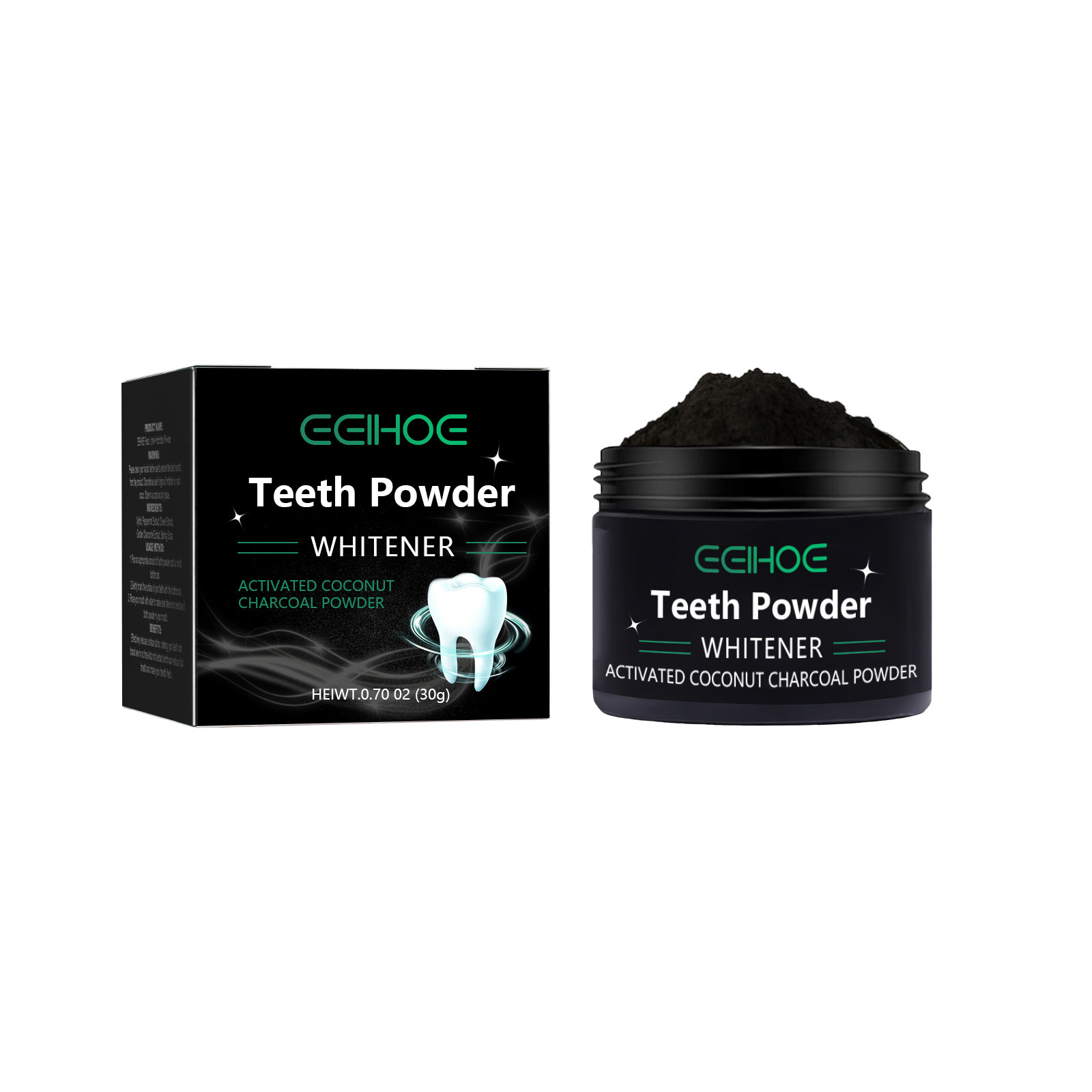 EELHOE Charcoal Powder for Tee - Teeth Whitening Charcoal recension och pris