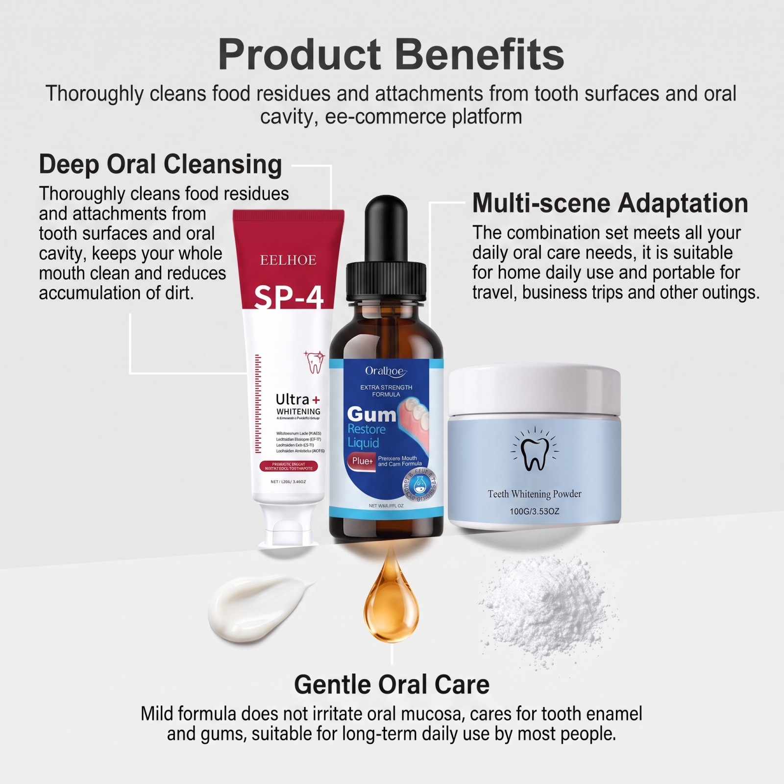 Oral Care Combo Set Whitening  - Teeth Whitening Session recension och pris