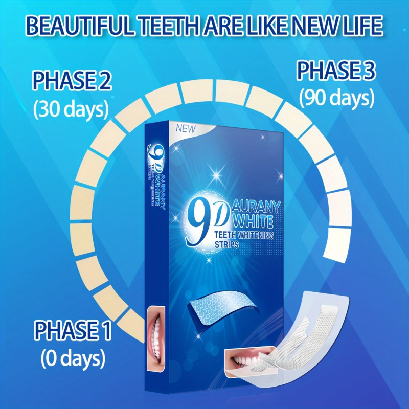 21 Pairs of 9D Aurany White Te - Teeth Whitening Session recension och pris