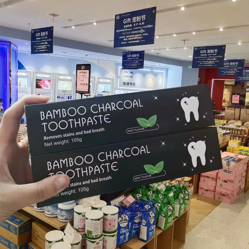 Whitening Toothpaste Bamboo Ch - Teeth Whitening Charcoal recension och pris