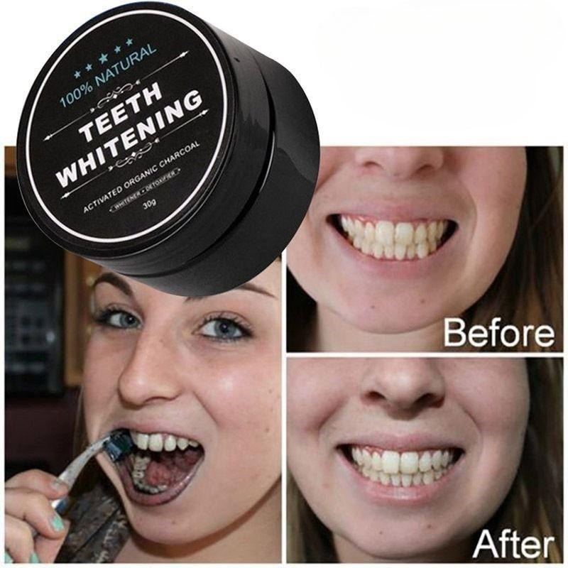1 Box Activated Charcoal Teeth - Teeth Whitening Charcoal recension och pris