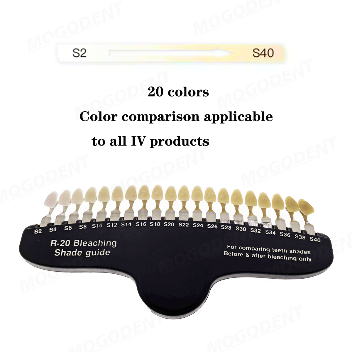 3D Master Dental Whitening Com - Teeth Whitening Shade Guide recension och pris