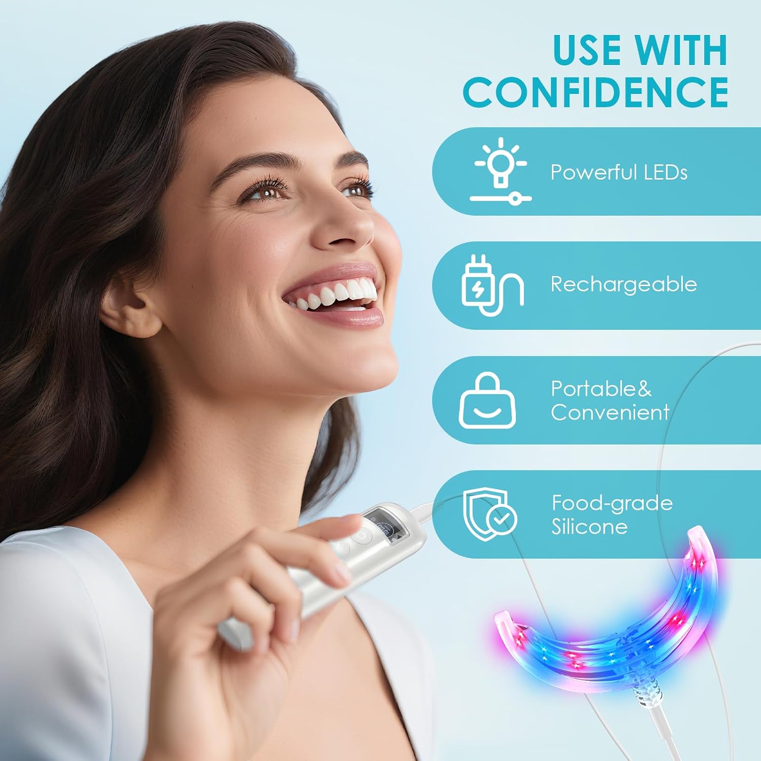 Teeth Whitening Accelerator 16 - Teeth Whitening With Blue Light recension och pris