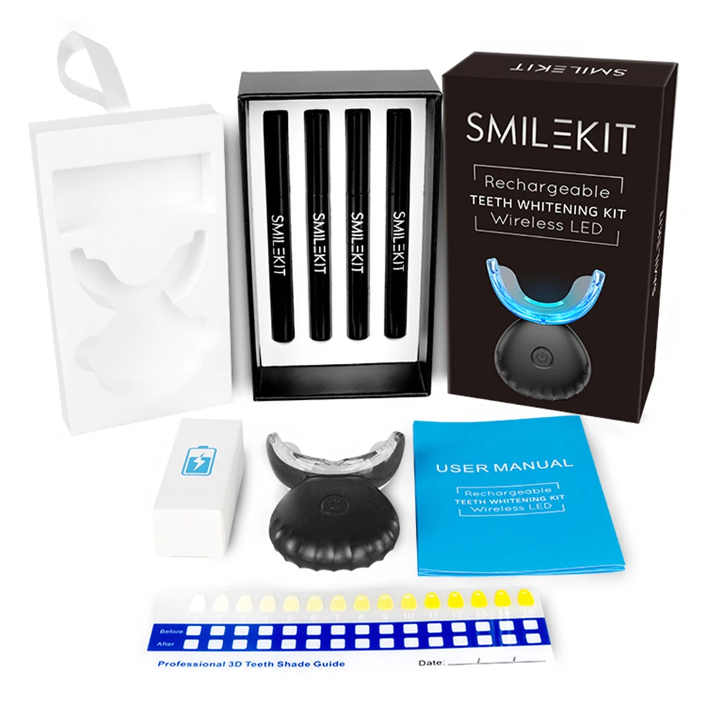 Dental Teeth Whitening Kit Min - Teeth Whitening With Blue Light recension och pris
