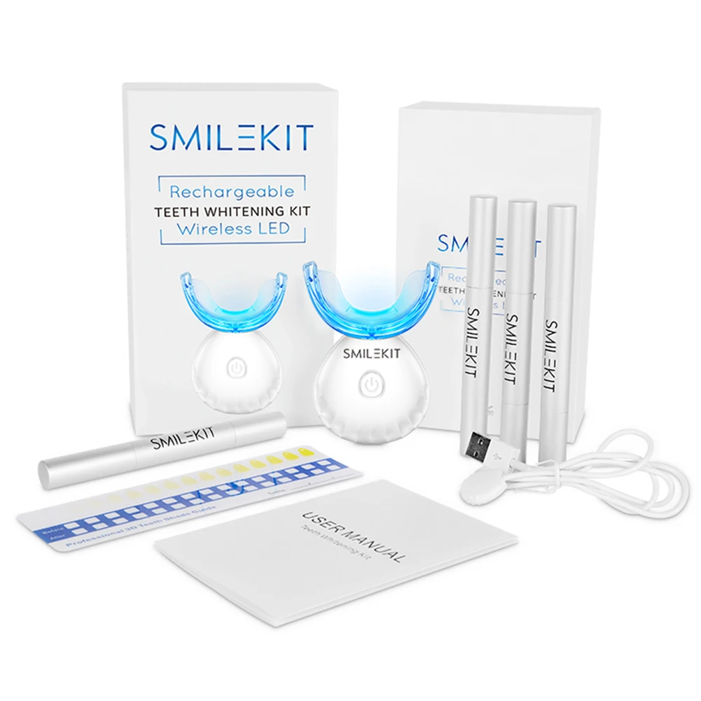 Dental Teeth Whitening Kit Min - Teeth Whitening With Blue Light recension och pris
