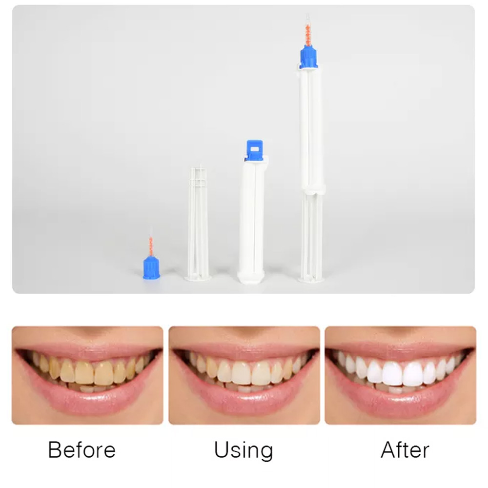10 /5/2pcs Dental Dual Barrel  - Teeth Whitening Gel Syringes recension och pris