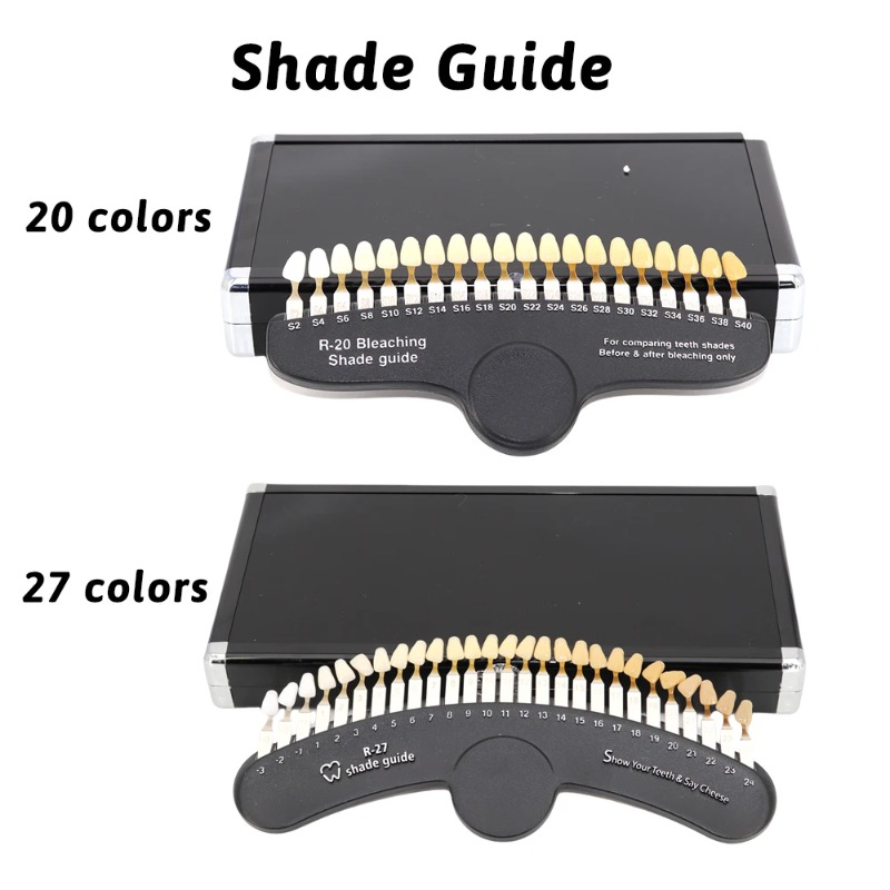 20/27 Colors 3D Dental Lab Ble - Teeth Whitening Shade Guide recension och pris
