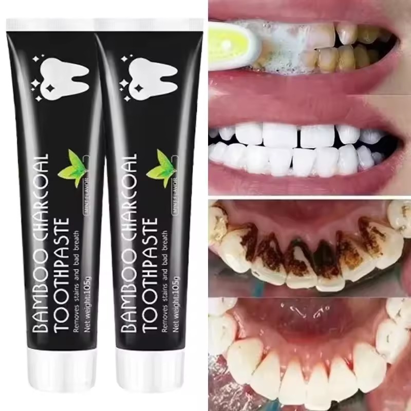 Whitening Toothpaste Bamboo Ch - Teeth Whitening Charcoal recension och pris