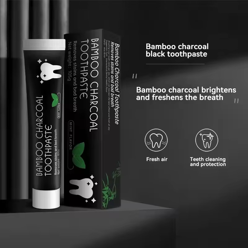 Whitening Toothpaste Bamboo Ch - Teeth Whitening Charcoal recension och pris