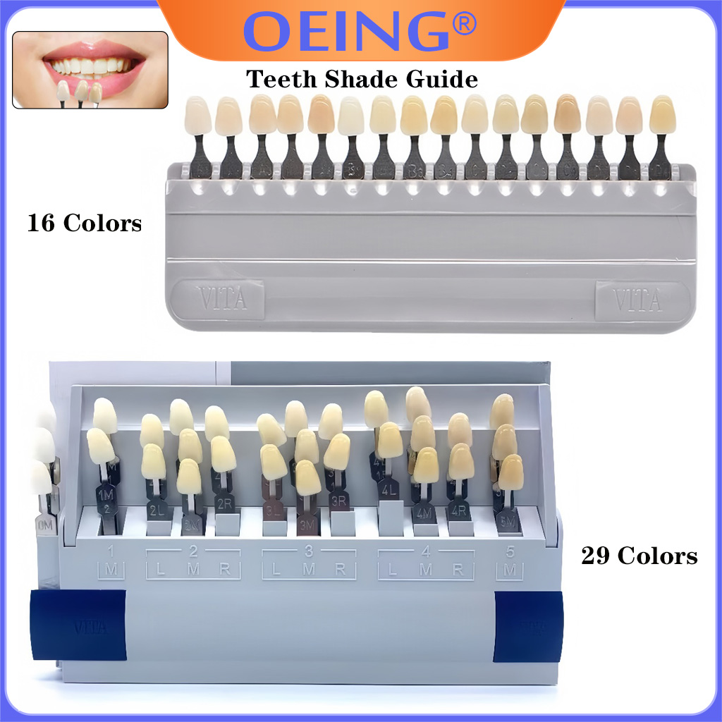 29/16 Colors Teeth Shade Guide - Teeth Whitening Shade Guide recension och pris