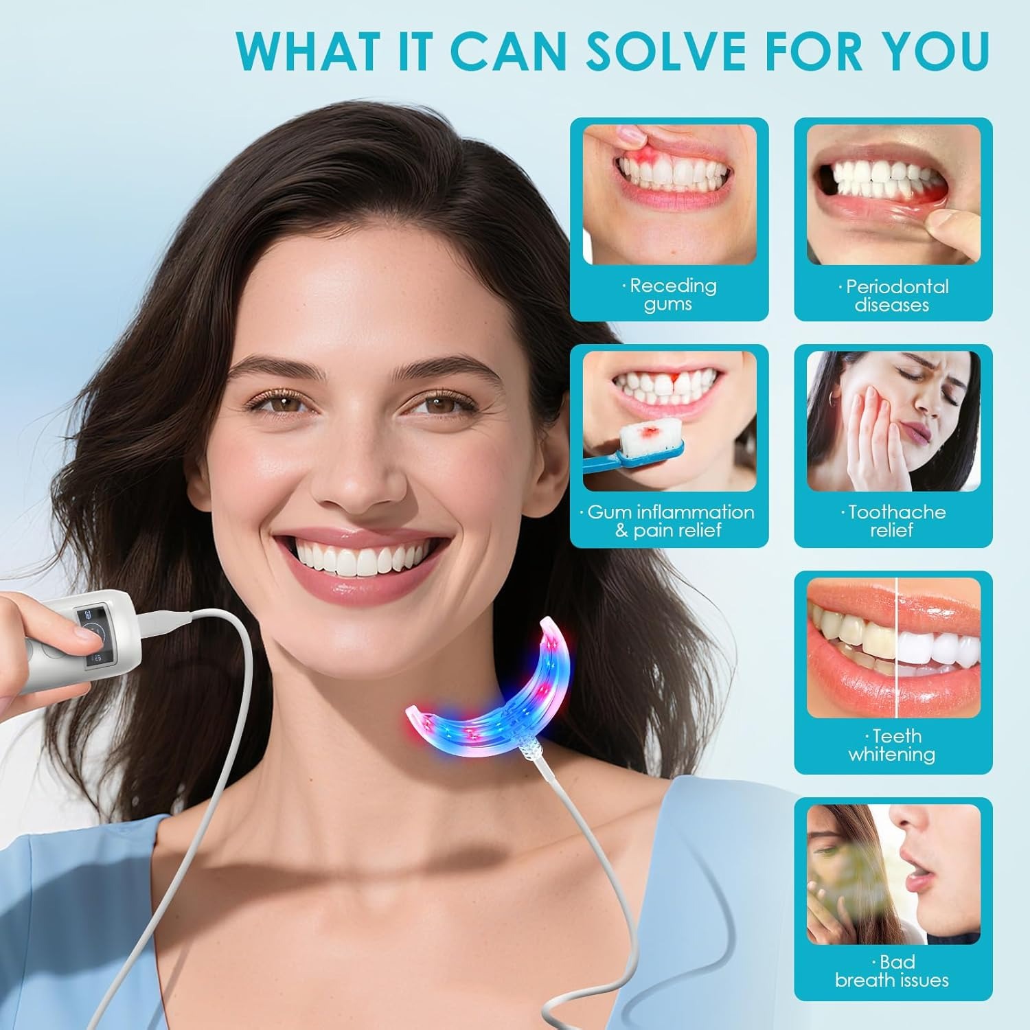 Tooth Whitening Accelerator La - Teeth Whitening With Blue Light recension och pris
