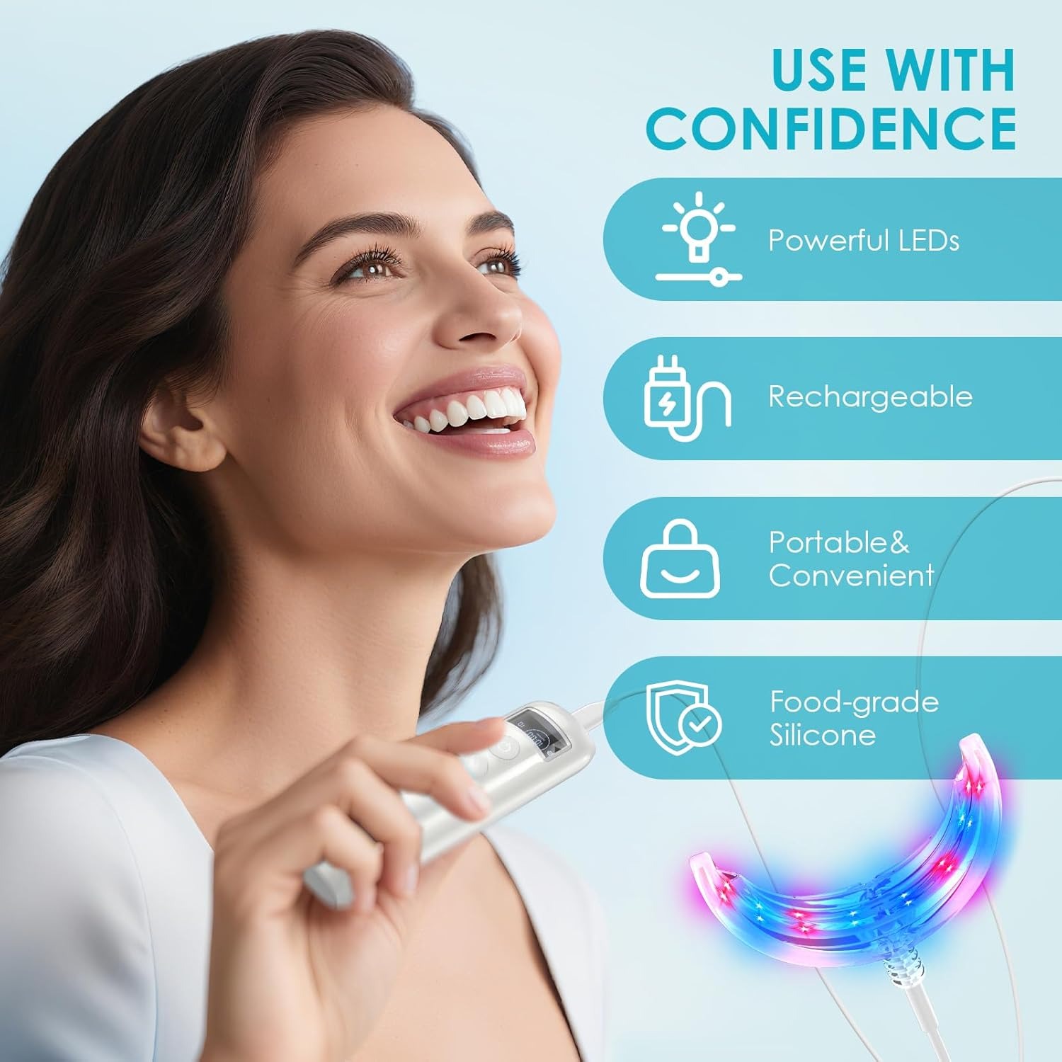 Tooth Whitening Accelerator La - Teeth Whitening With Blue Light recension och pris