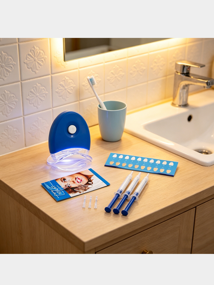 Glorysmile Teeth Kit - LED Lig - Teeth Whitening Gel Syringes recension och pris