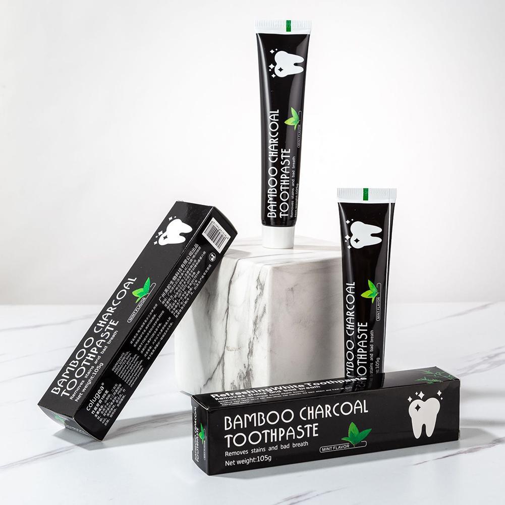 Bamboo Charcoal Toothpaste for - Teeth Whitening Charcoal recension och pris